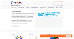 Desktop Screenshot of cre8te.co.uk